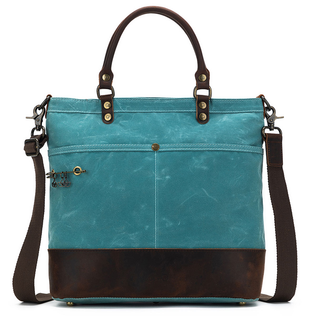 della Q Maker's Canvas Tote - Teal - Extra Image
