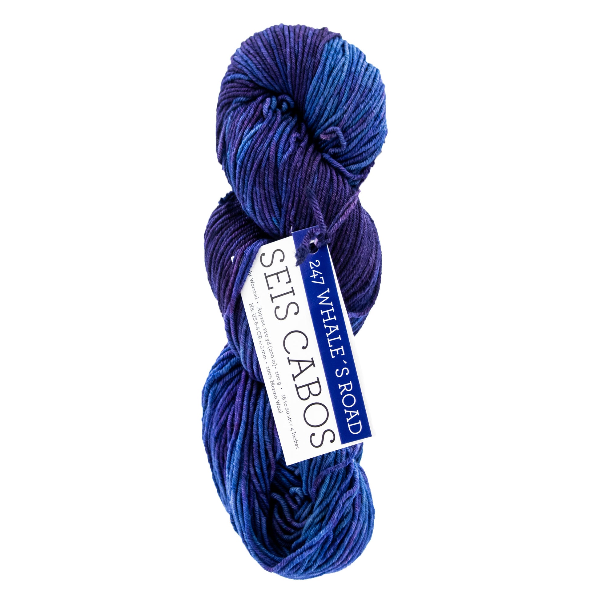 Malabrigo Seis Cabos Yarn - 247 Whale's Road - Zoom Image
