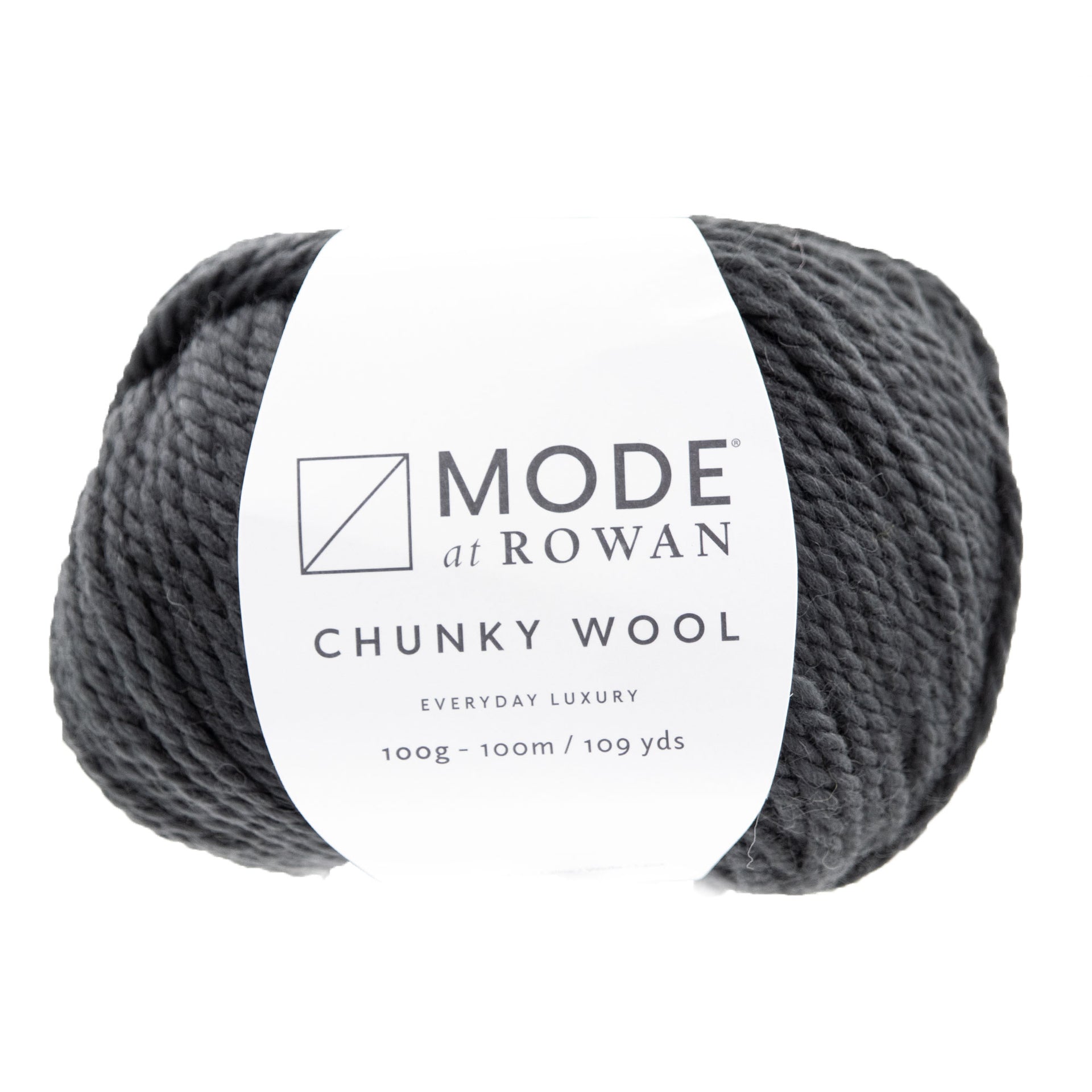 Rowan Mode Chunky Wool Yarn - 010 Smoke - Zoom Image
