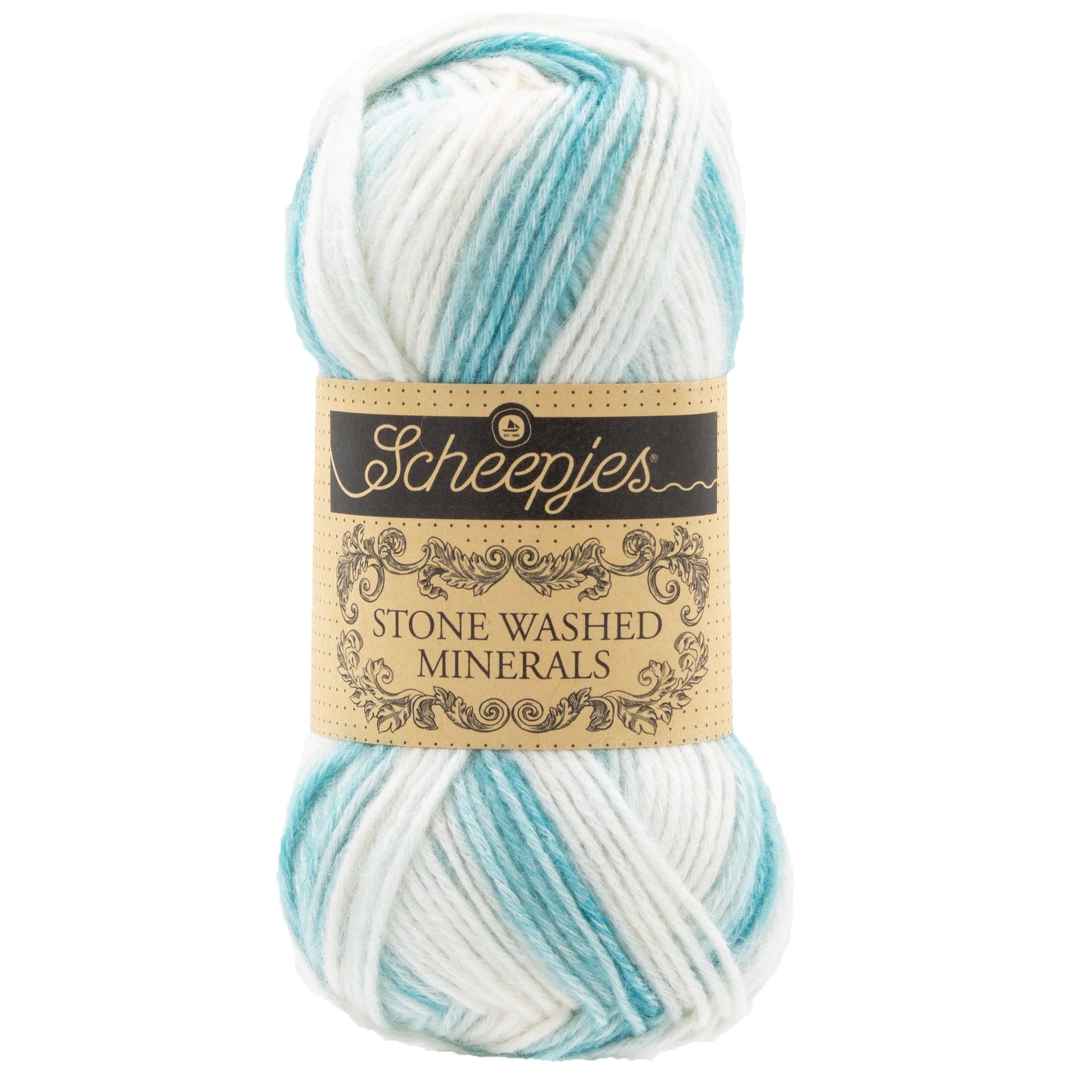 Scheepjes Stone Washed Minerals Yarn - 903 Sapphire Serenade - Zoom Image
