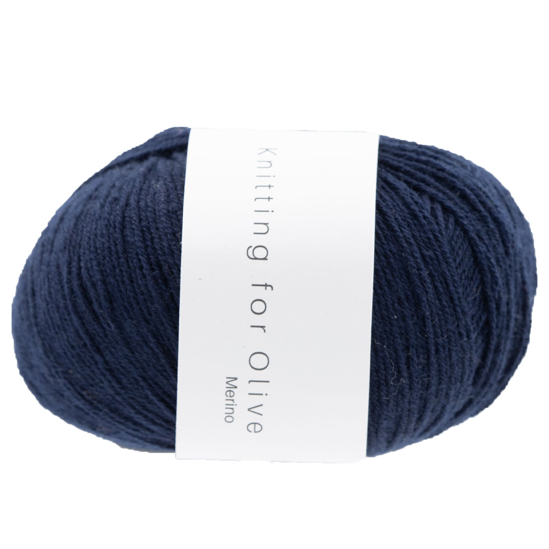 Knitting for Olive Merino Yarn - Navy Blue - Zoom Image
