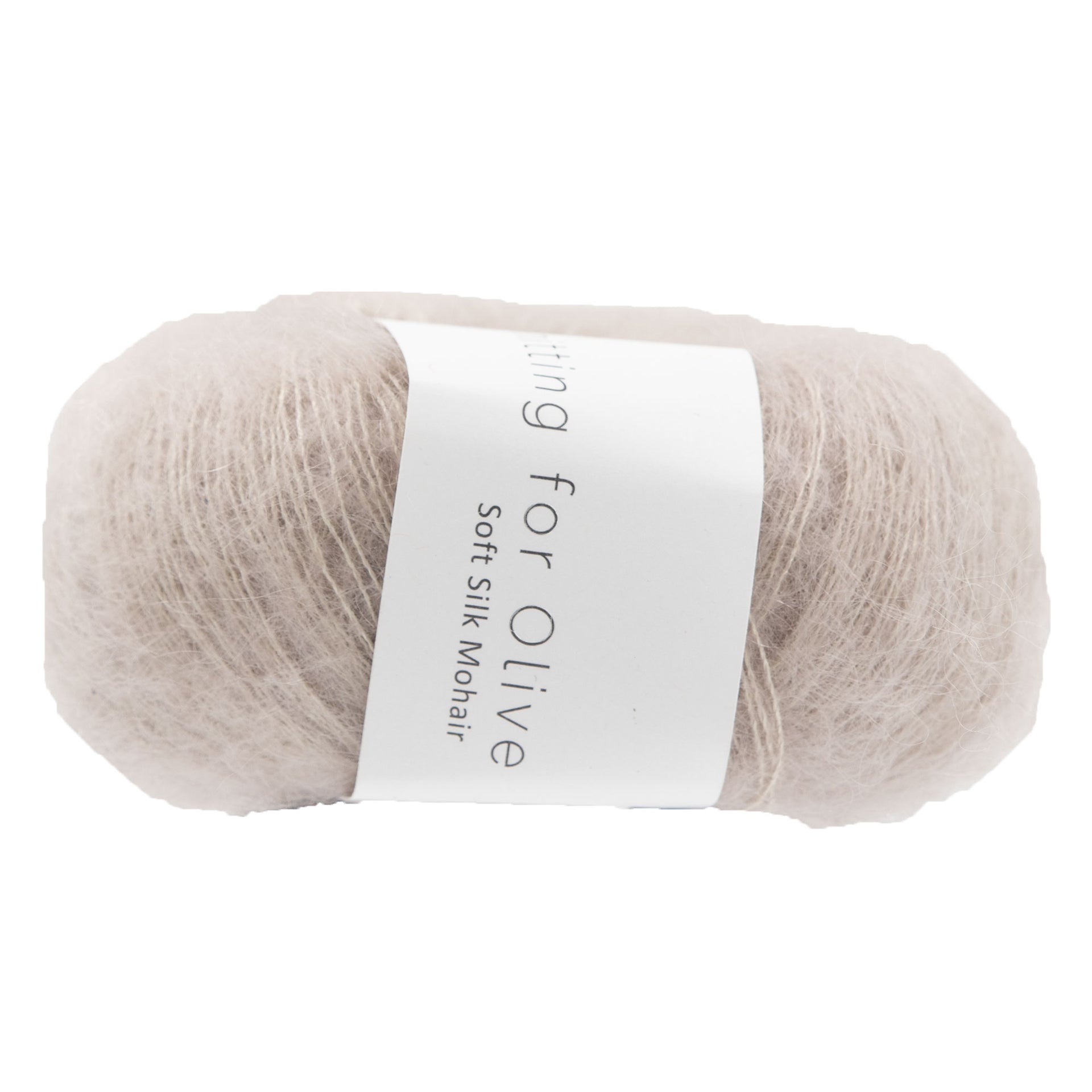 Knitting for Olive Soft Silk Mohair Yarn - Oatmeal - Zoom Image
