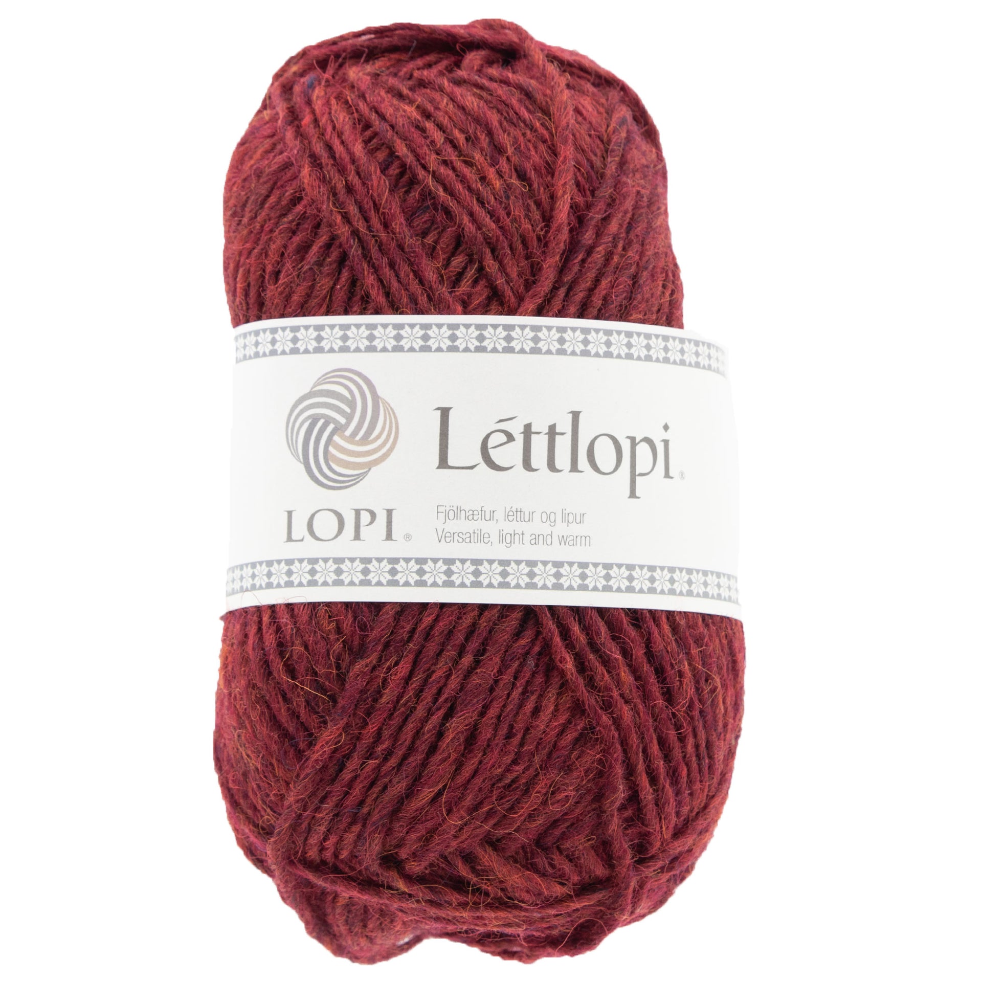 Lopi Lettlopi Yarn - 1409 Garnet Red - Zoom Image

