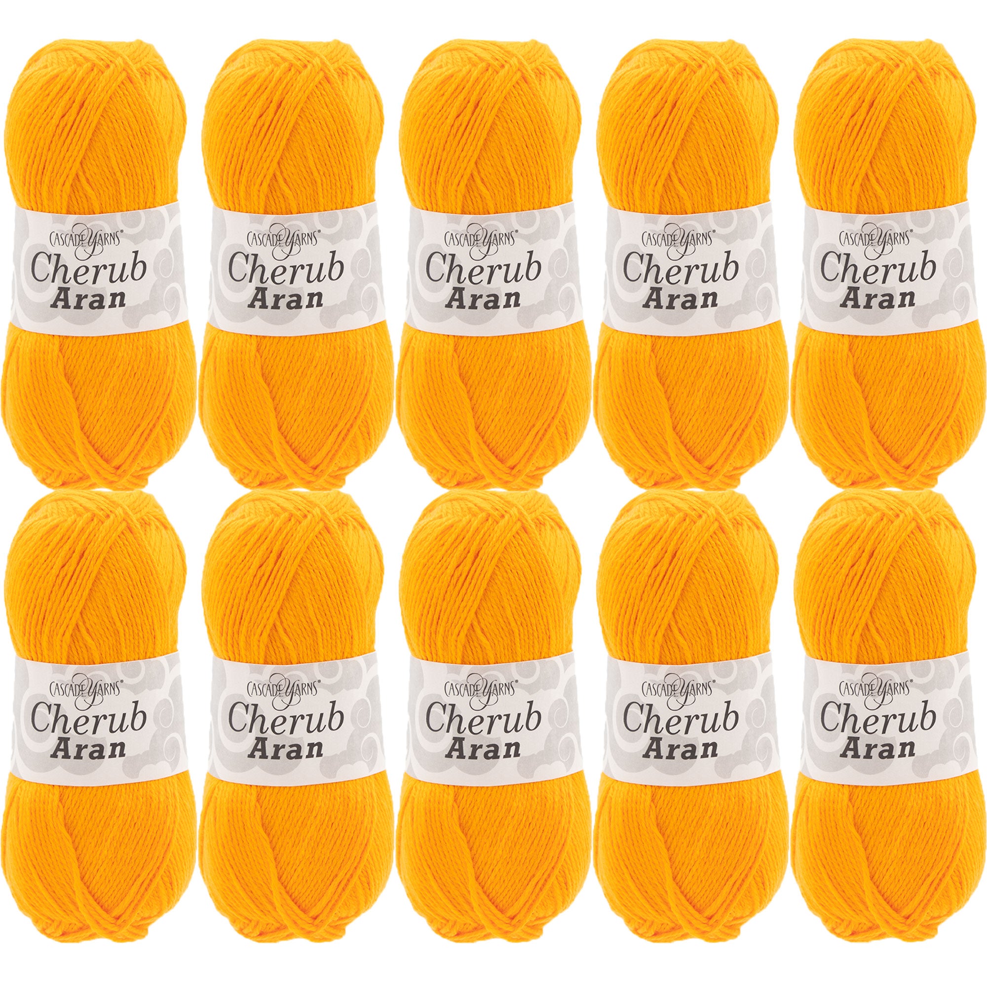 Cascade Yarns Cherub Aran Yarn - 100 Zinnia - 10-Pack - Zoom Image