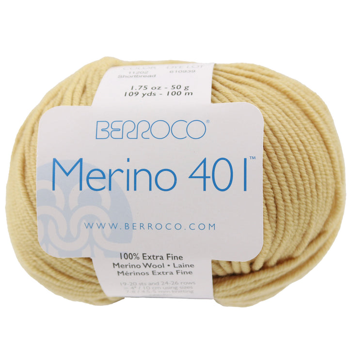 Berroco Merino 401 Yarn - 11202 Shortbread - Zoom Image