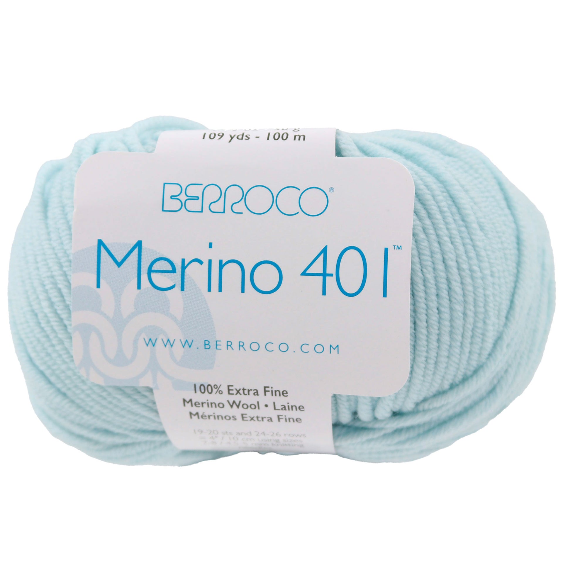 Berroco Merino 401 Yarn - 11222 Sky - Zoom Image
