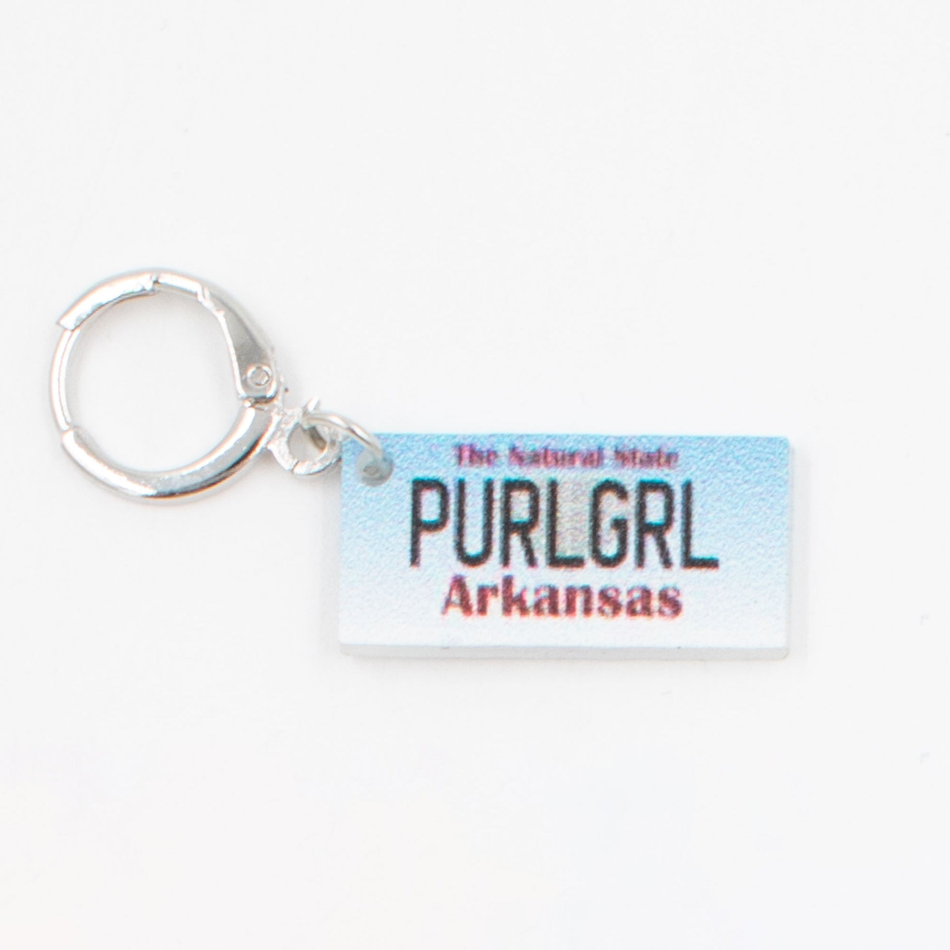 Jimmy Beans Wool State Stitch Markers - Arkansas - Zoom Image
