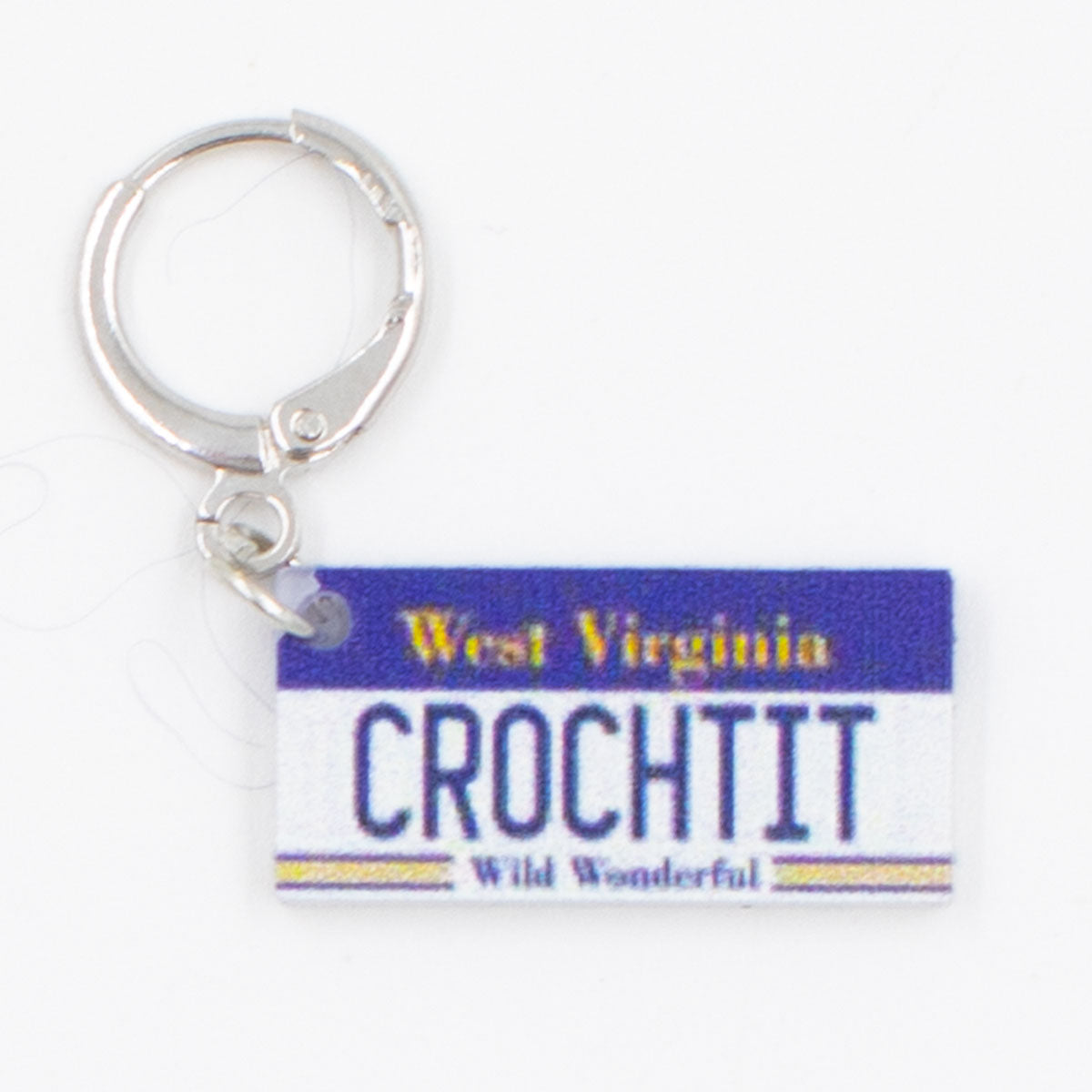 Jimmy Beans Wool State Stitch Markers - West Virginia - Extra Image
