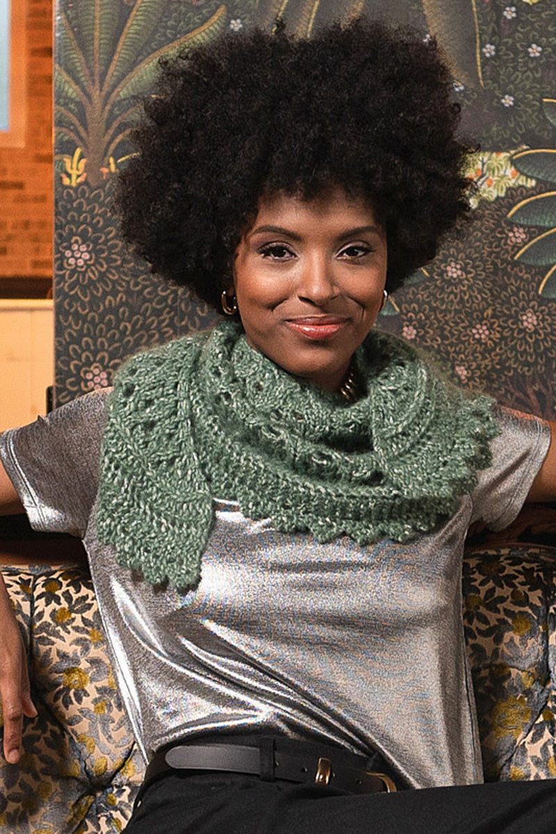 Berroco Gimlet Patterns - Peridot Shawl - PDF Download - Extra Image

