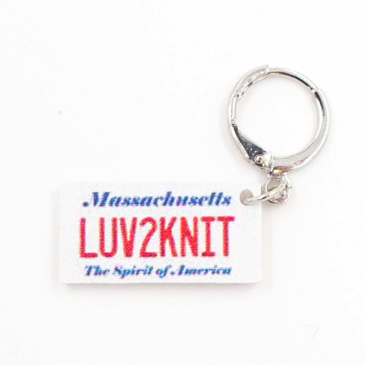Jimmy Beans Wool State Stitch Markers - Massachusetts - Extra Image

