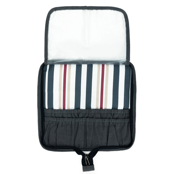 della Q Chicken Boots DPN/Crochet Hook Case - *Linen - Slate - Zoom Image