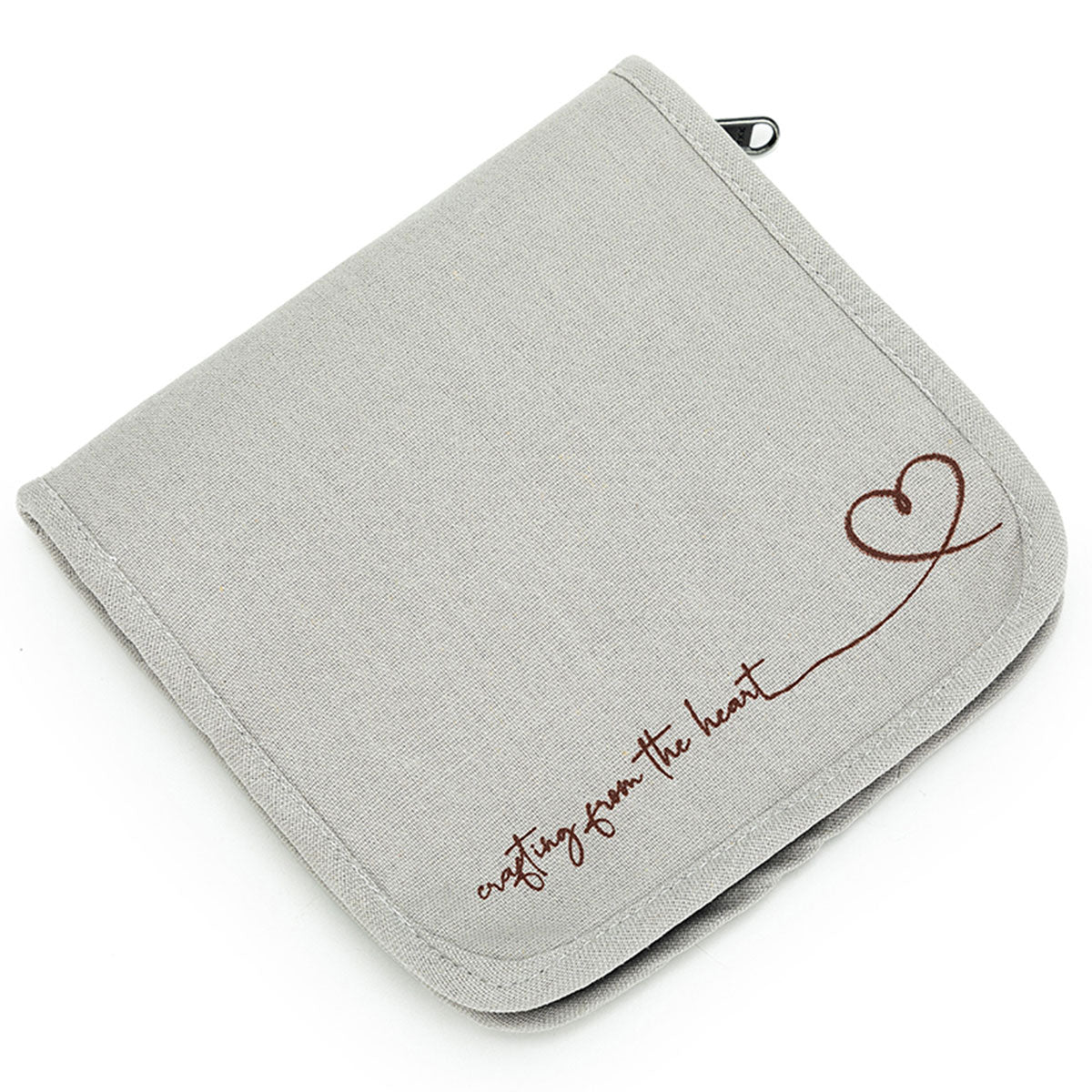 della Q Chicken Boots Interchangeable Needle Case - *Linen - Slate - Extra Image