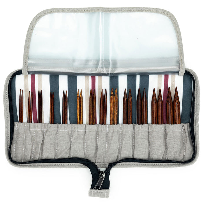 della Q Chicken Boots Interchangeable Needle Case - *Linen - Pebble - Extra Image