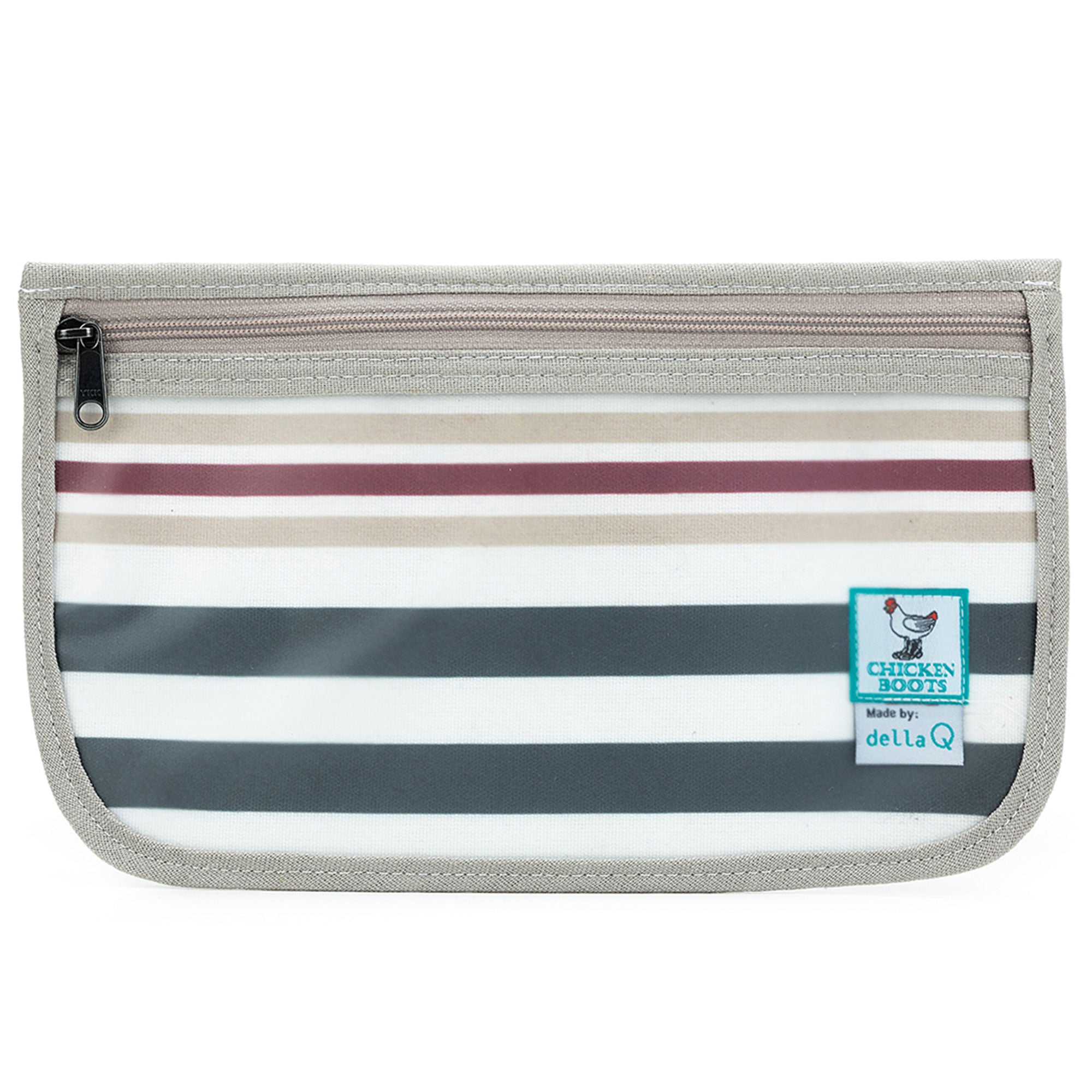 della Q Chicken Boots Notions Case - *Linen - Pebble - Zoom Image