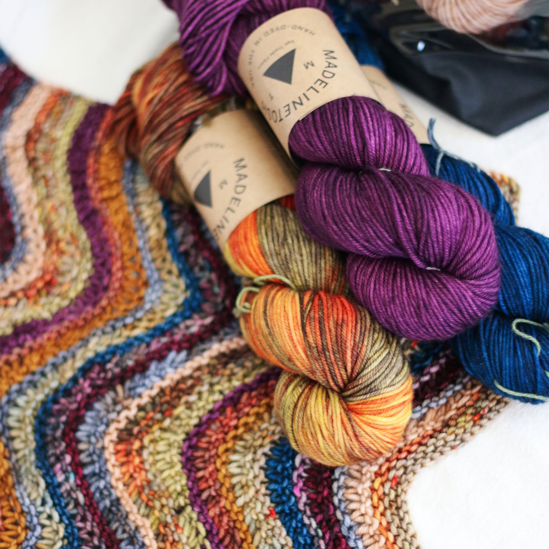 Madelinetosh Mood Blanket - Original Kits - Zoom Image
