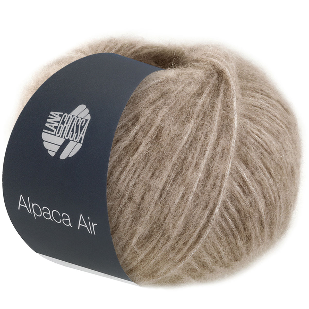 Lana Grossa Alpaca Air Yarn - 26 Grey Beige - Extra Image
