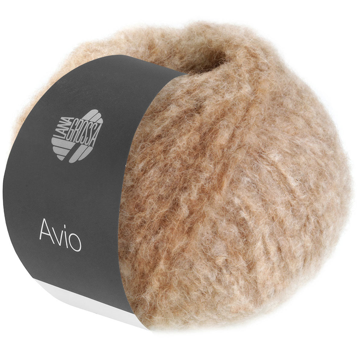 Lana Grossa Avio Yarn - 04 Beige/Taupe - Extra Image
