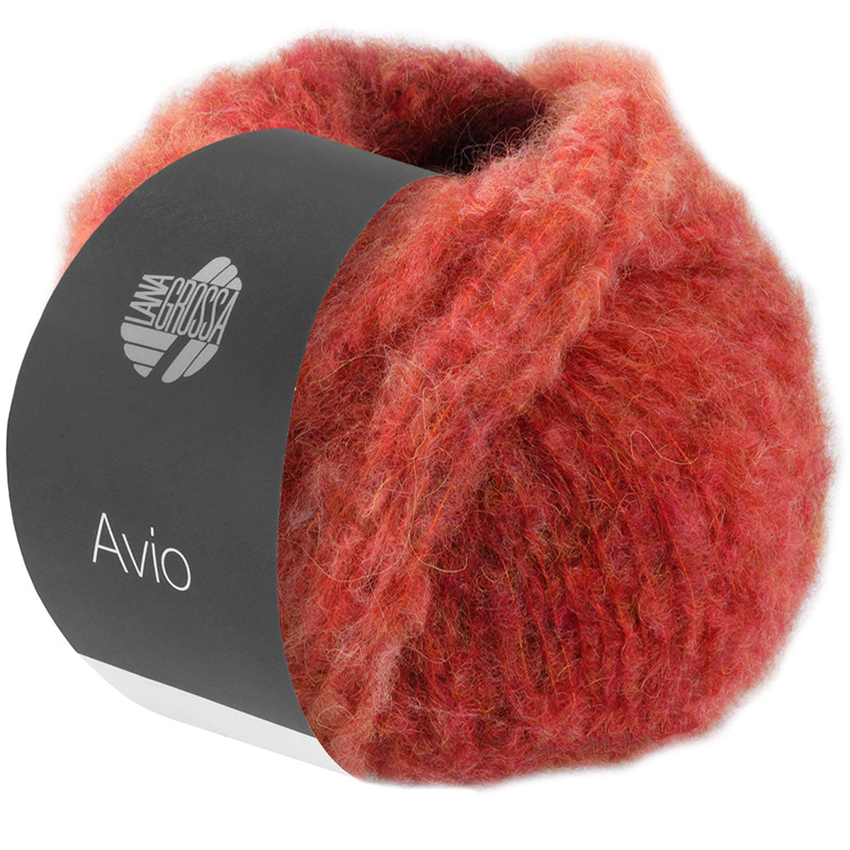 Lana Grossa Avio Yarn - 15 Rust Orange/Reddish Brown - Extra Image
