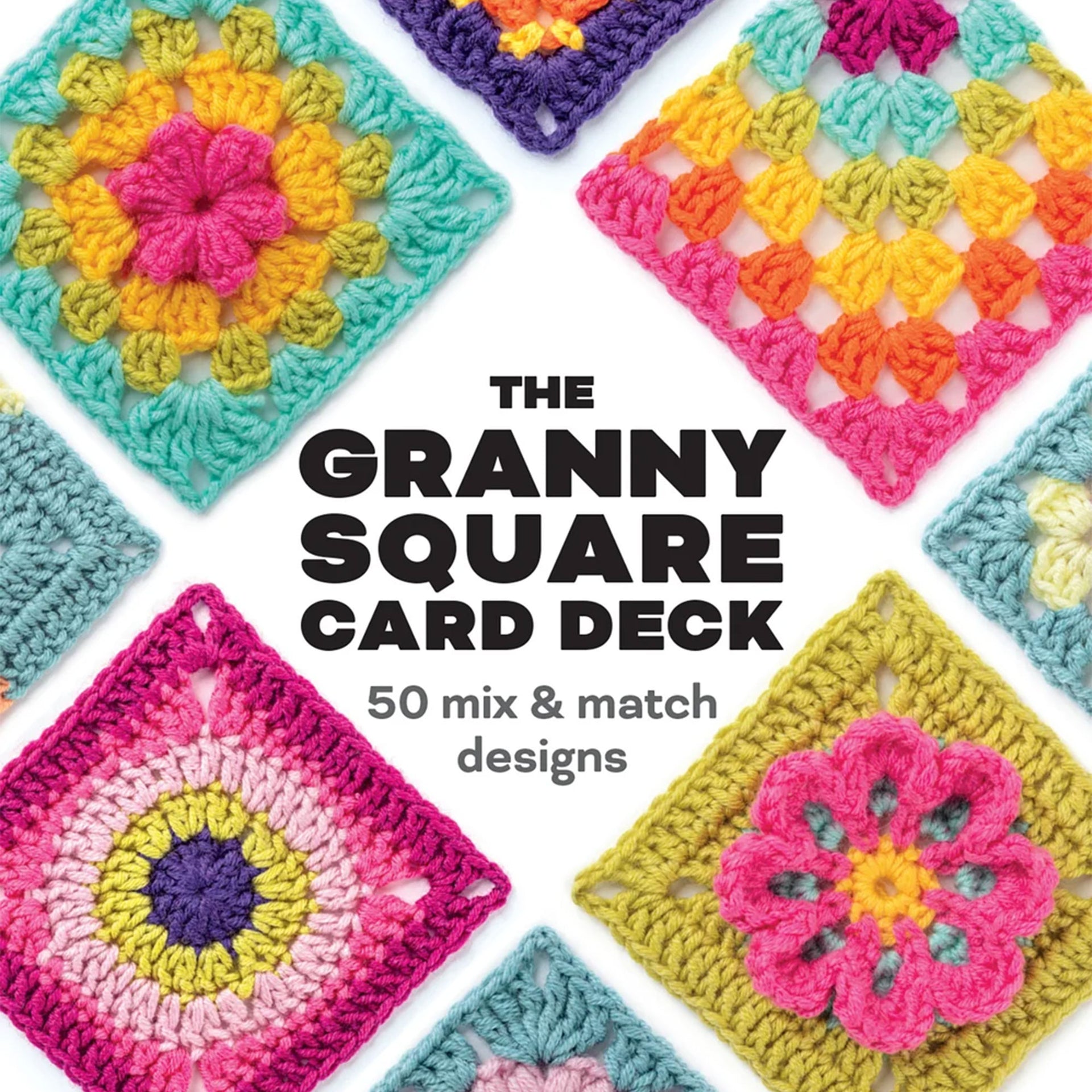 Penguin Random House Claire Montgomerie Crochet Books - The Granny Square Card Deck - Zoom Image
