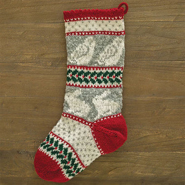 Appalachian Baby Design Cabin Christmas Stocking Kits - Owl, Hare, and Holly Christmas Stocking Kit - Zoom Image