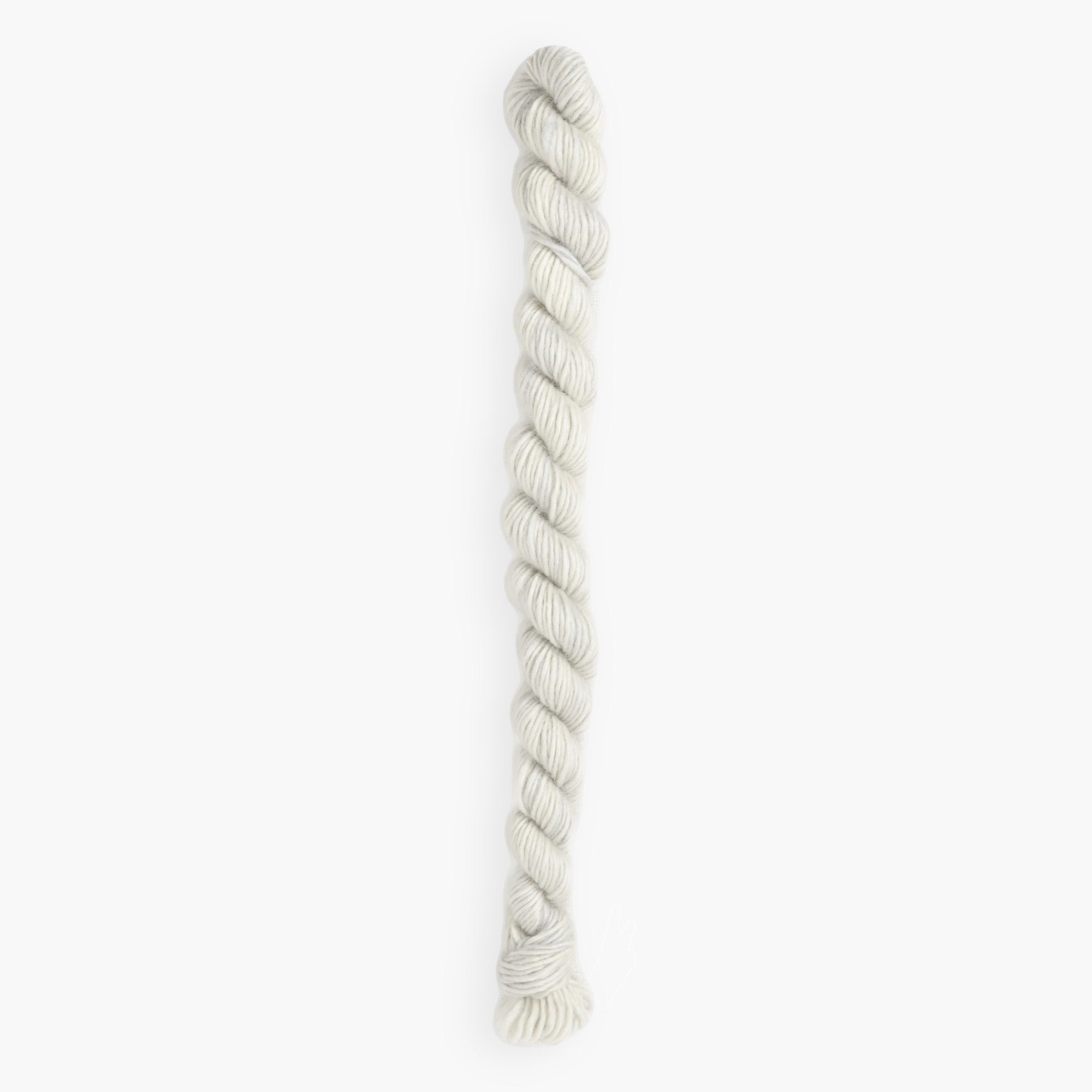 Madelinetosh Unicorn Tails Yarn - Sparkle White - Zoom Image