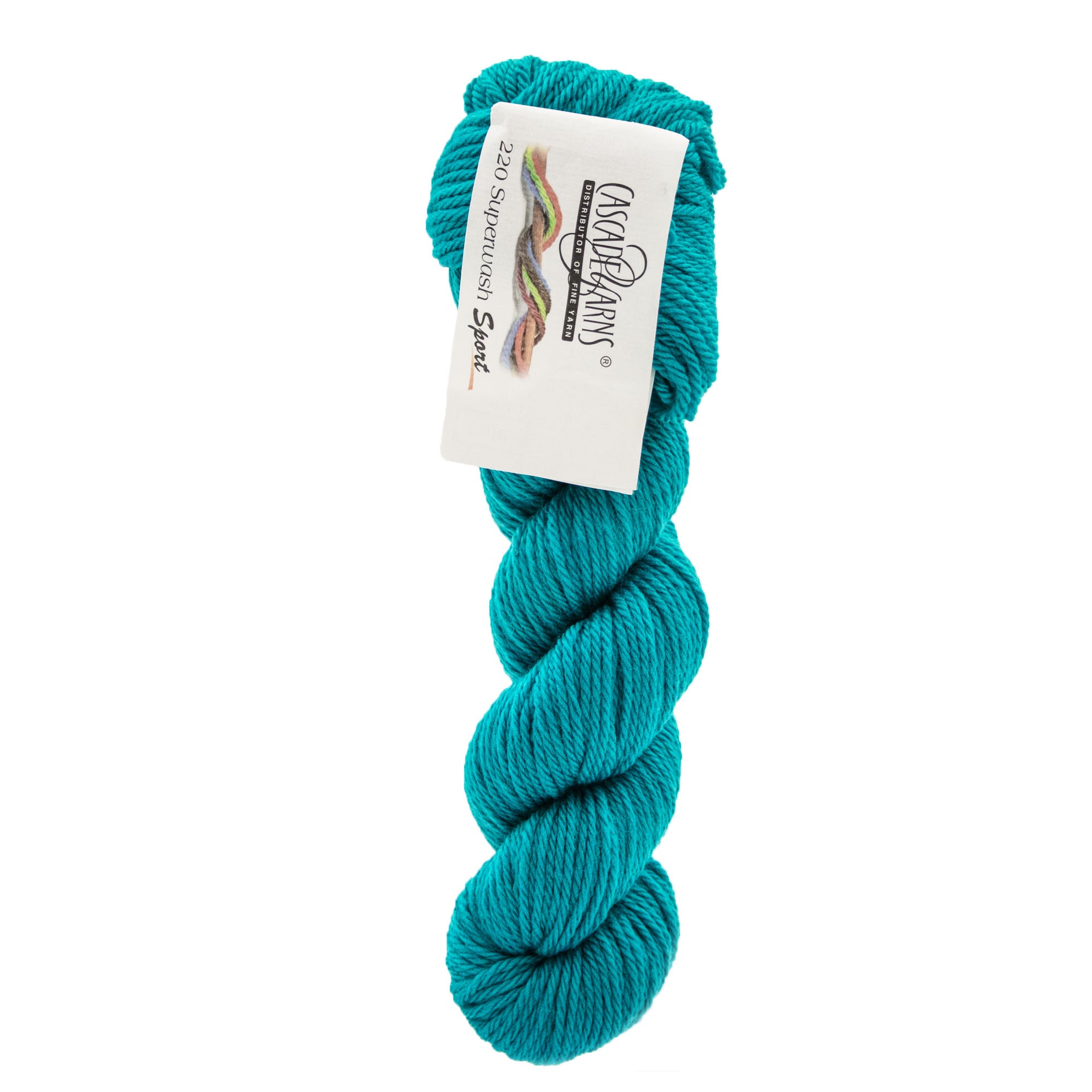 Cascade Yarns 220 Superwash Sport Yarn - 810 Teal - Zoom Image

