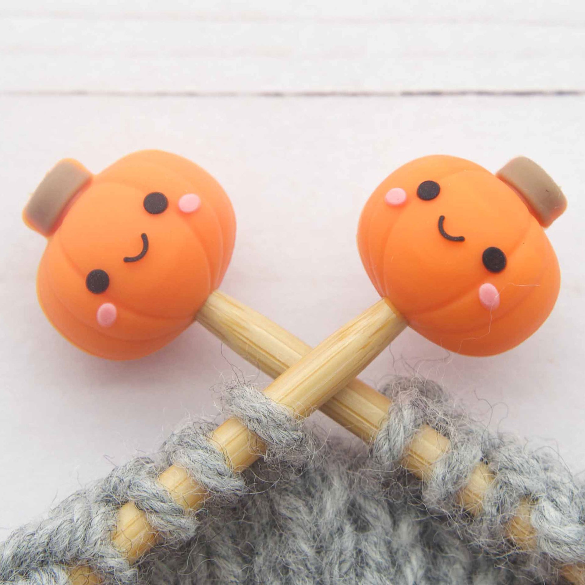 Fox & Pine Stitches Stitch Stoppers/  Point Protector - Little Pumpkin - Zoom Image
