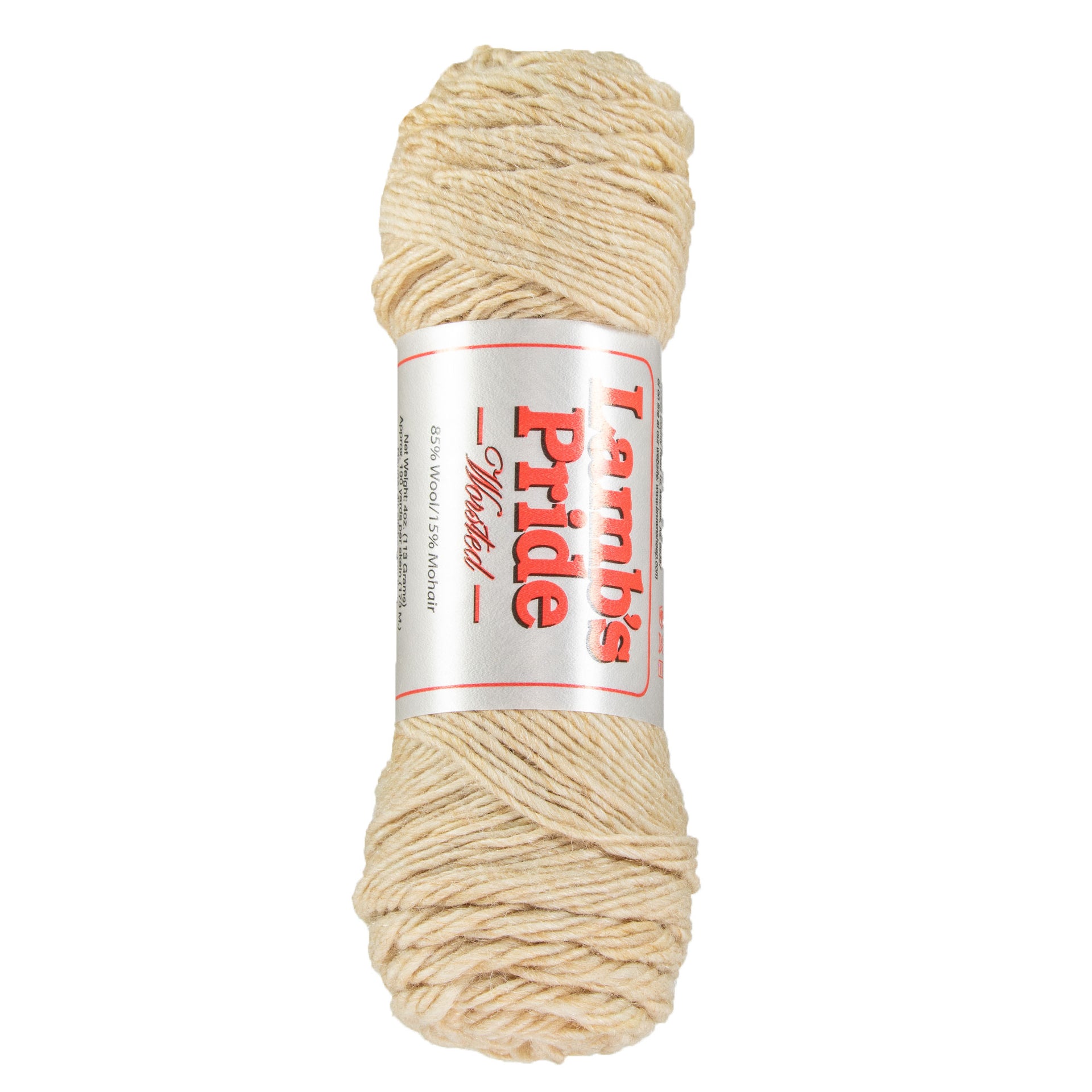 Brown Sheep Lamb's Pride Worsted Yarn - M115 Oatmeal - Zoom Image
