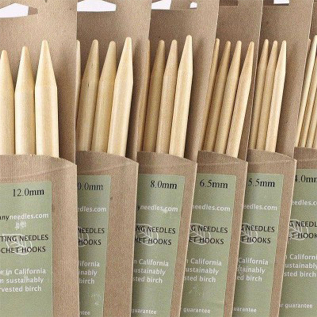 Brittany Double Point Needles - US 7 (4.5mm) - 7.5" - Extra Image