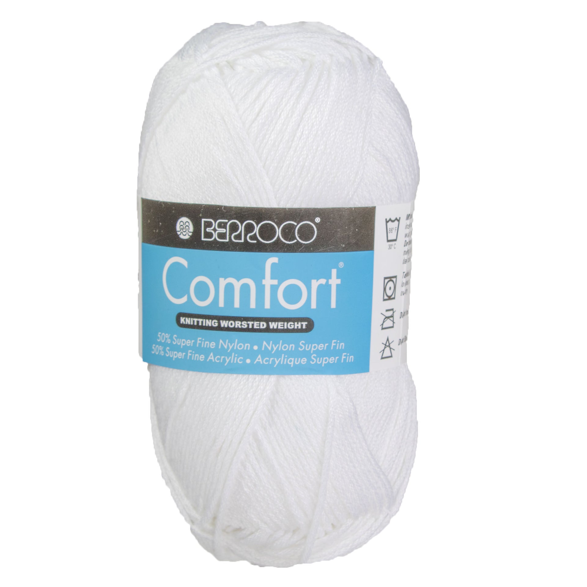 Berroco Comfort Yarn - 9700 Chalk - Zoom Image
