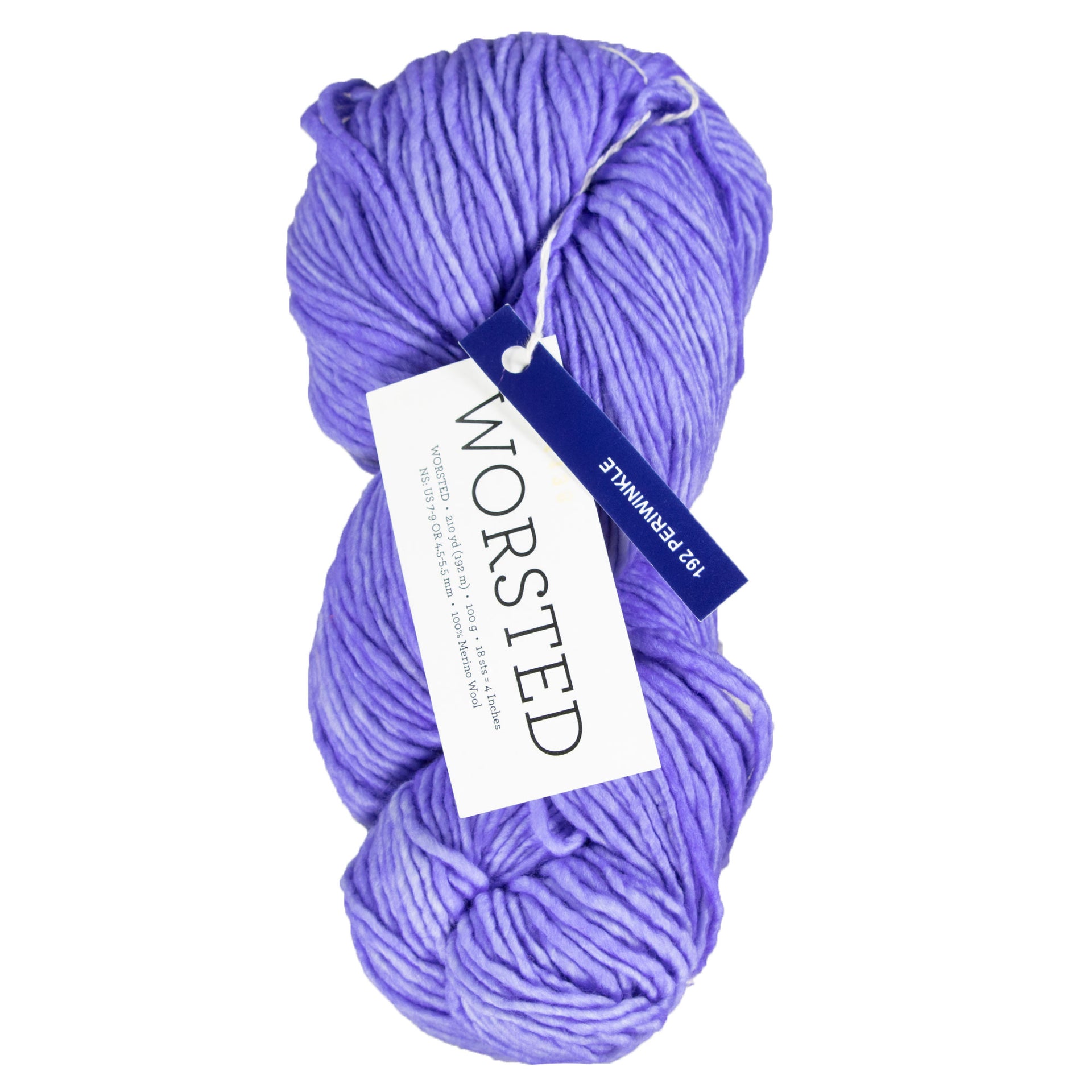 Malabrigo Worsted Merino Yarn - 192 Periwinkle - Zoom Image
