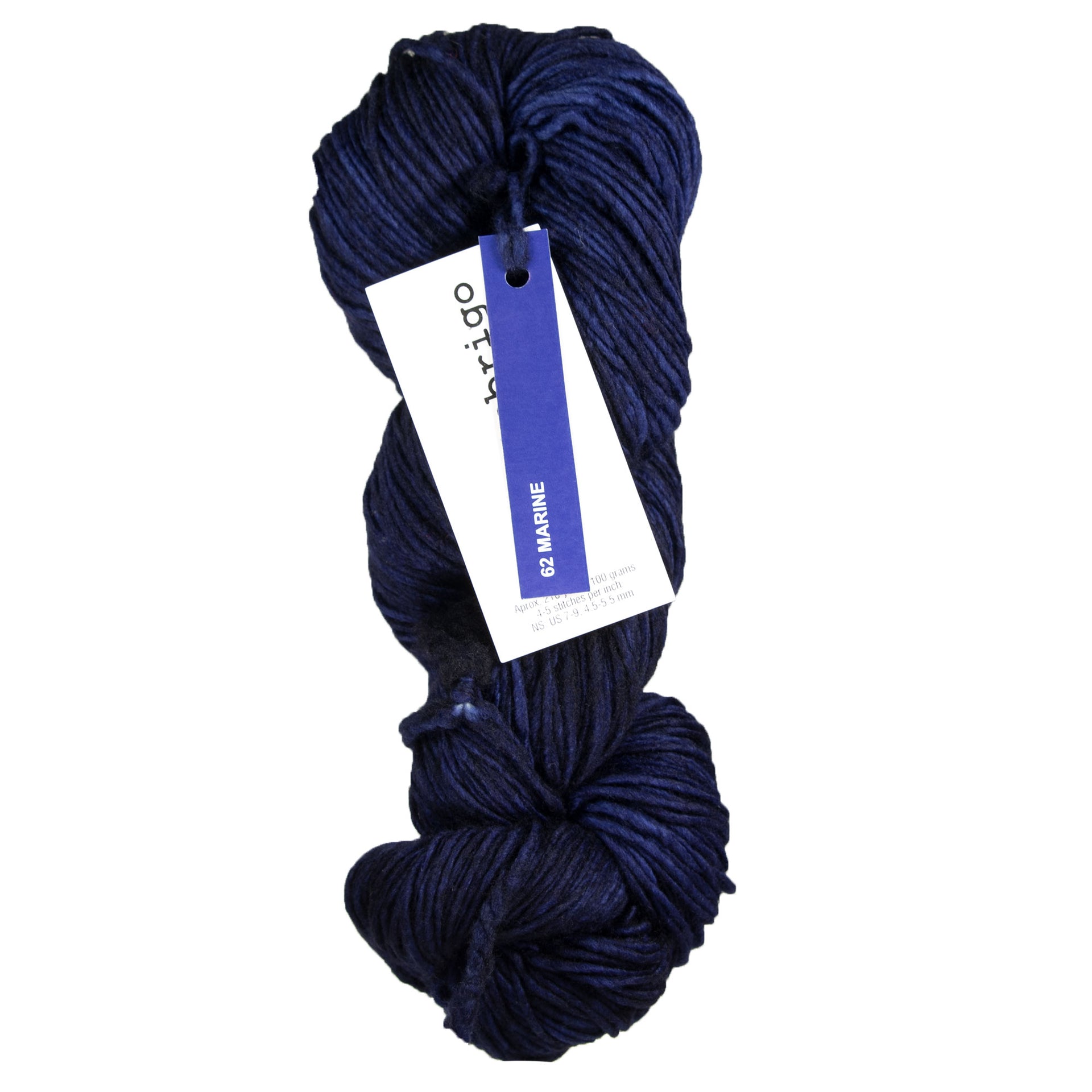 Malabrigo Worsted Merino Yarn - 062 Marine - Zoom Image
