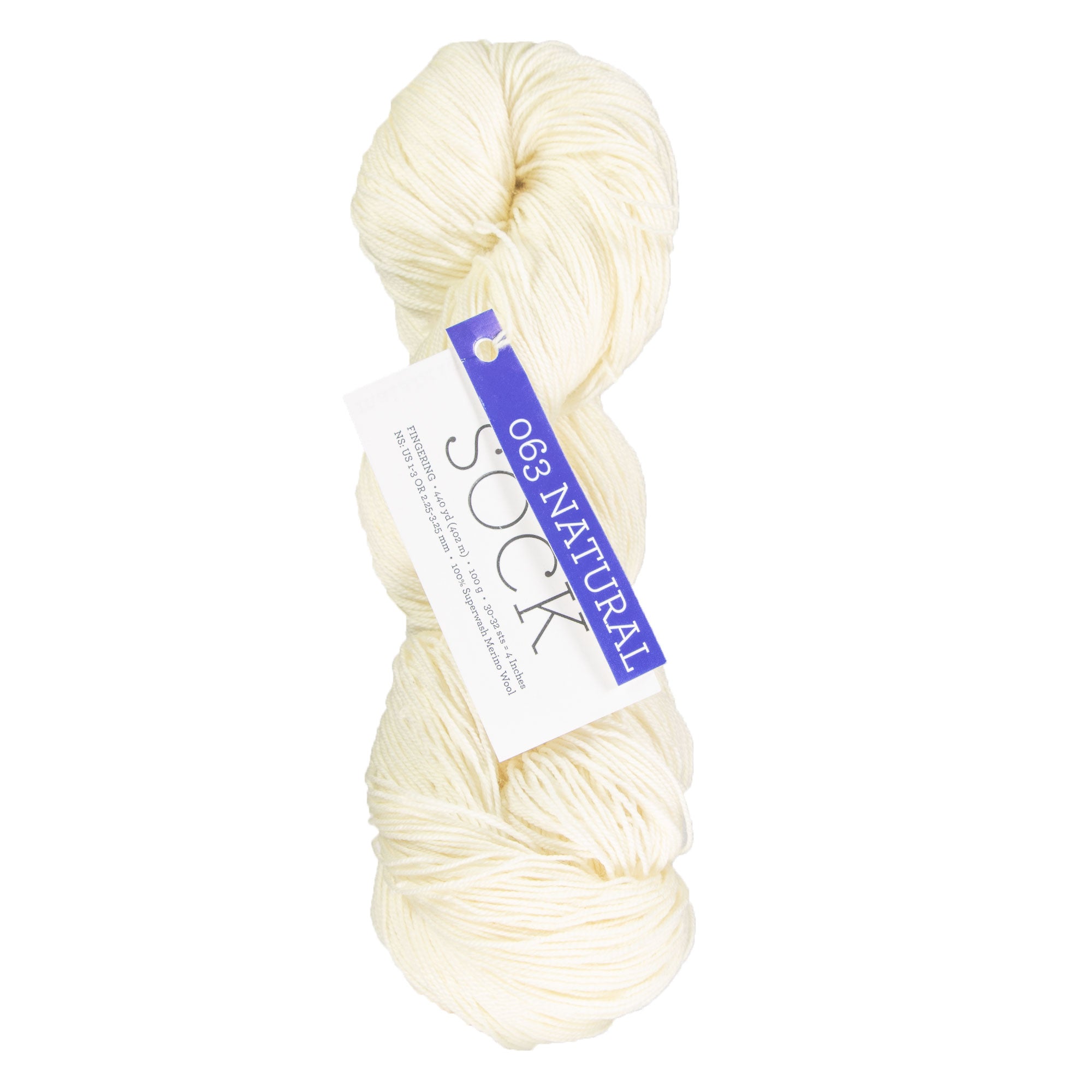 Malabrigo Sock Yarn - 063 Natural - Zoom Image