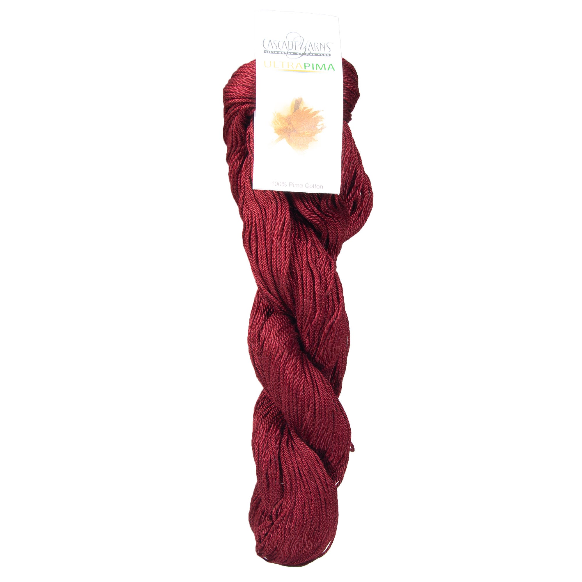 Cascade Yarns Ultra Pima Yarn - 3714 Burgundy - Zoom Image