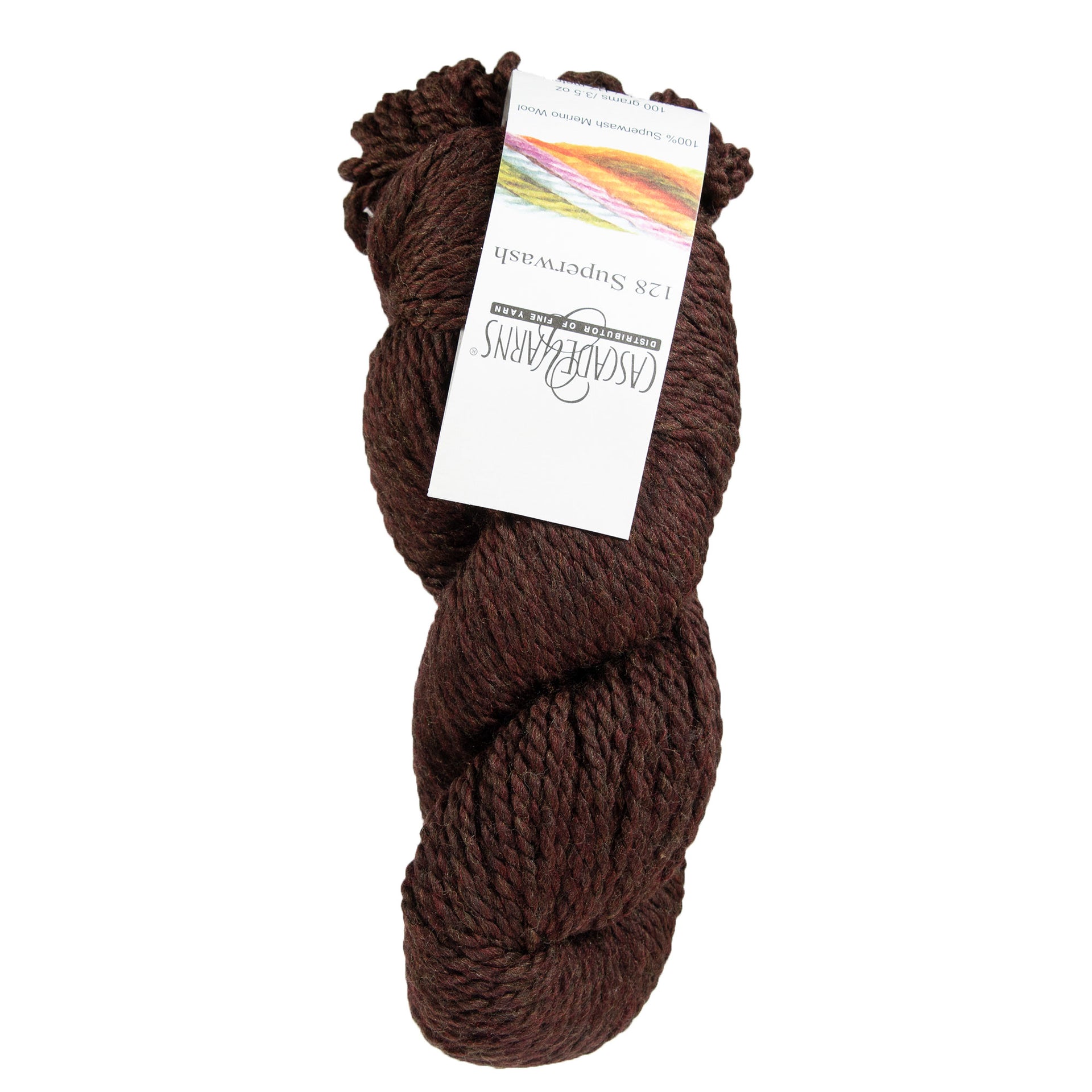 Cascade Yarns 128 Superwash Yarn - 863 Cordovan - Zoom Image
