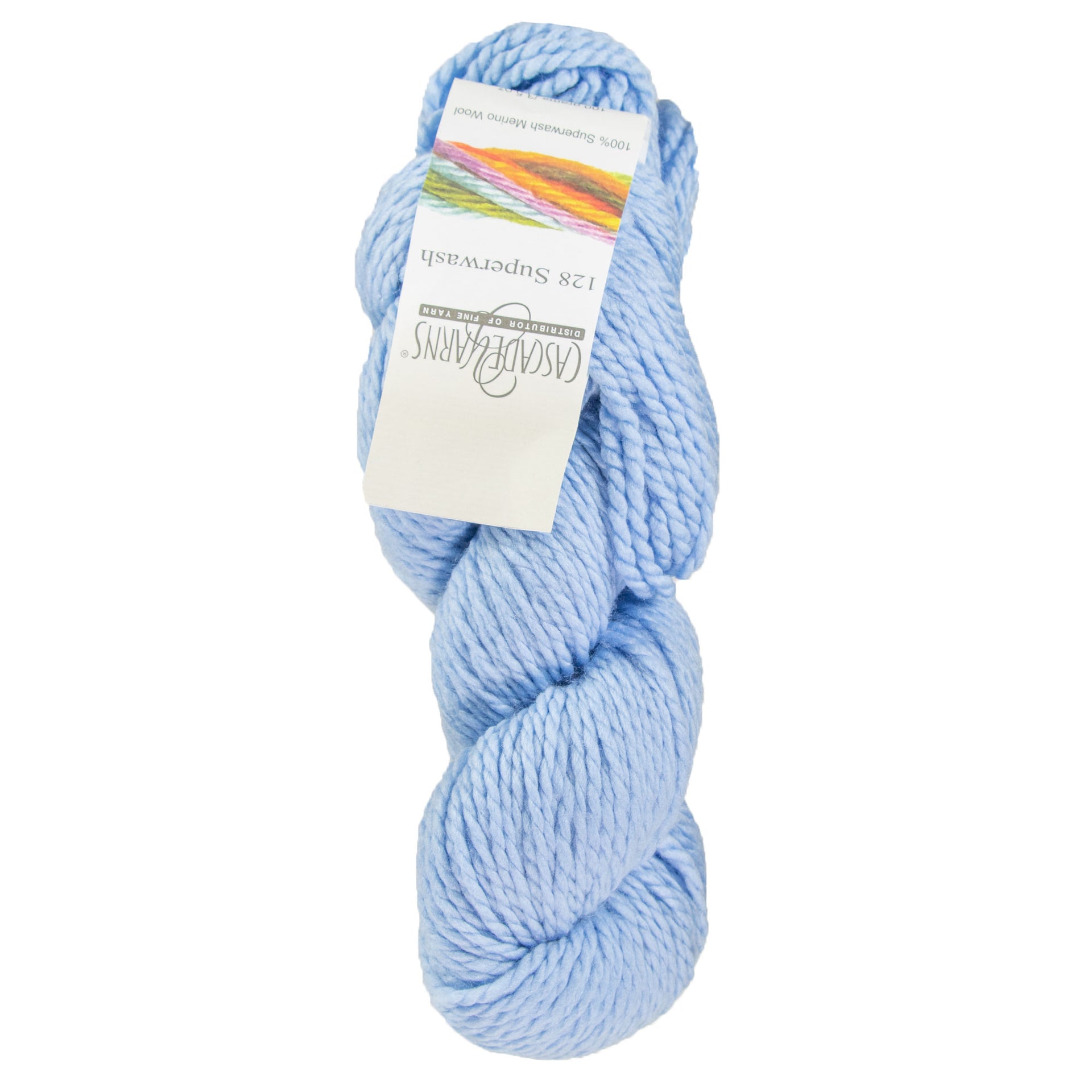Cascade Yarns 128 Superwash Yarn - 897 Baby Denim - Zoom Image
