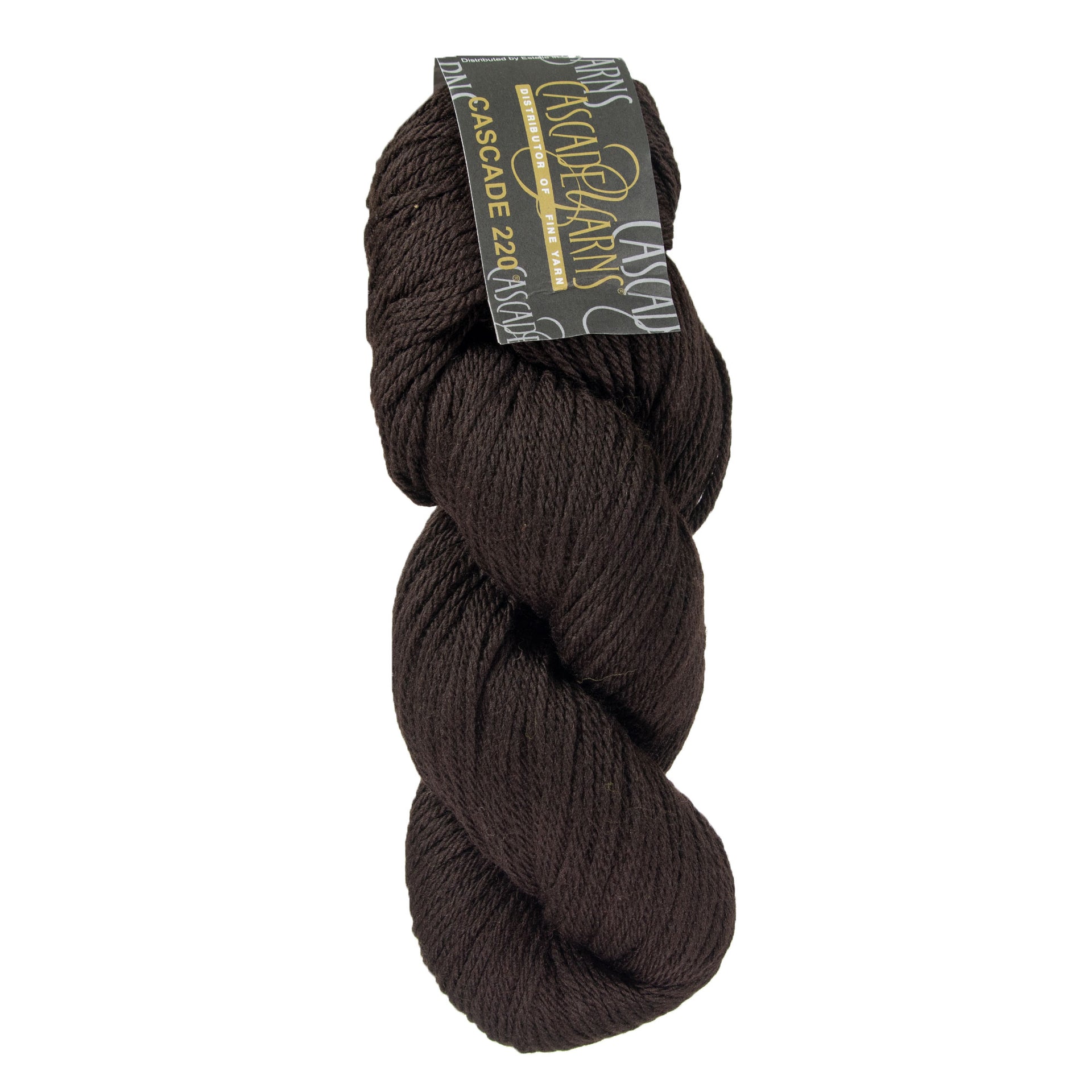 Cascade 220 Yarn - 7822 Van Dyke Brown - Zoom Image
