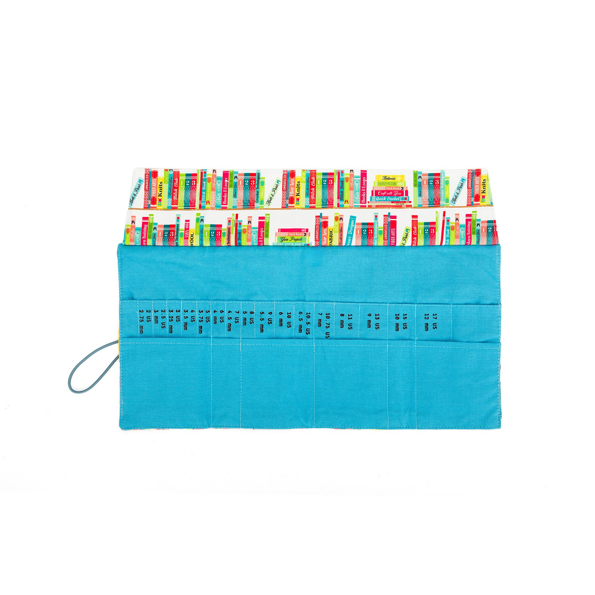 della Q Interchangeable Needle Case -  185-1 - *Linen - Library - Sky
