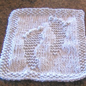 Baby Feet Washcloth - Main Image 1