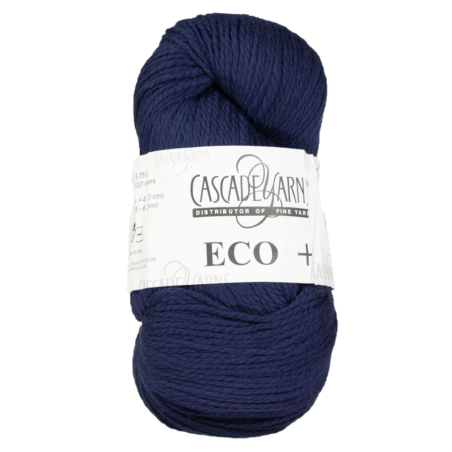 Cascade Yarns Eco+ Yarn - 0515 Navy - Zoom Image
