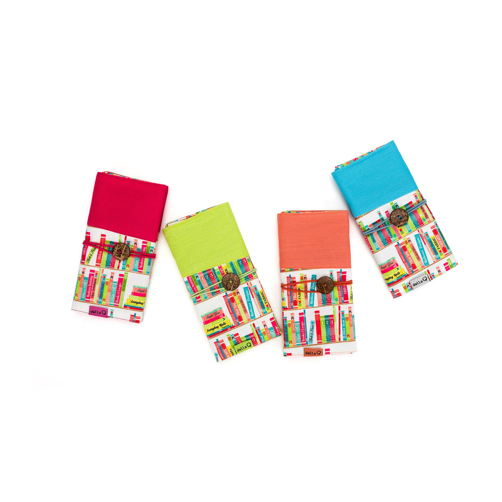 della Q Interchangeable Needle Case -  185-1 - *Linen - Library - Sky
