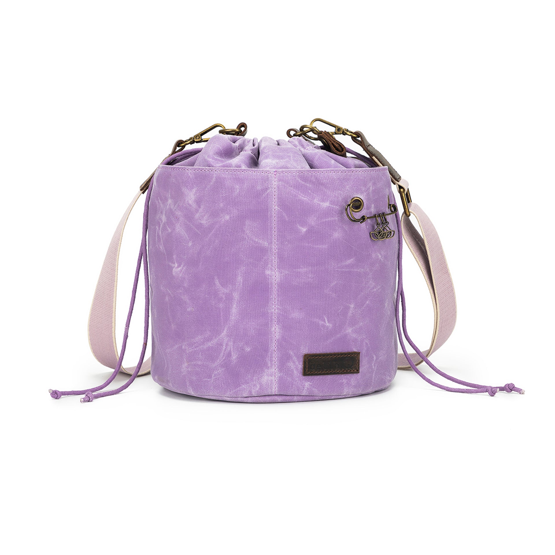 della Q Maker's Canvas Bucket Bag - Violet Purple
