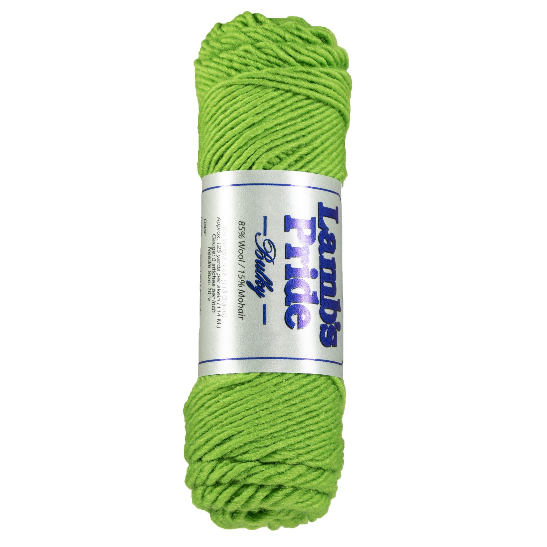 Brown Sheep Lamb's Pride Bulky Yarn - M120 - Limeade - Zoom Image
