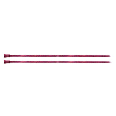 KnitPro Dreamz Single Pointed Needles - US 6 - 14" Fuchsia Fan - Zoom Image