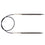 KnitPro Dreamz Fixed Circular Needles - US 7 - 40" Grey Onyx - Zoom Image