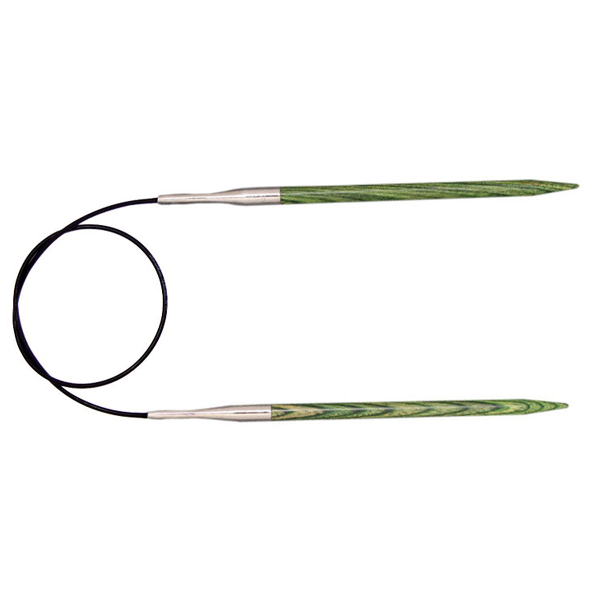 KnitPro Dreamz Fixed Circular Needles - US 9 - 47" Misty Green - Extra Image
