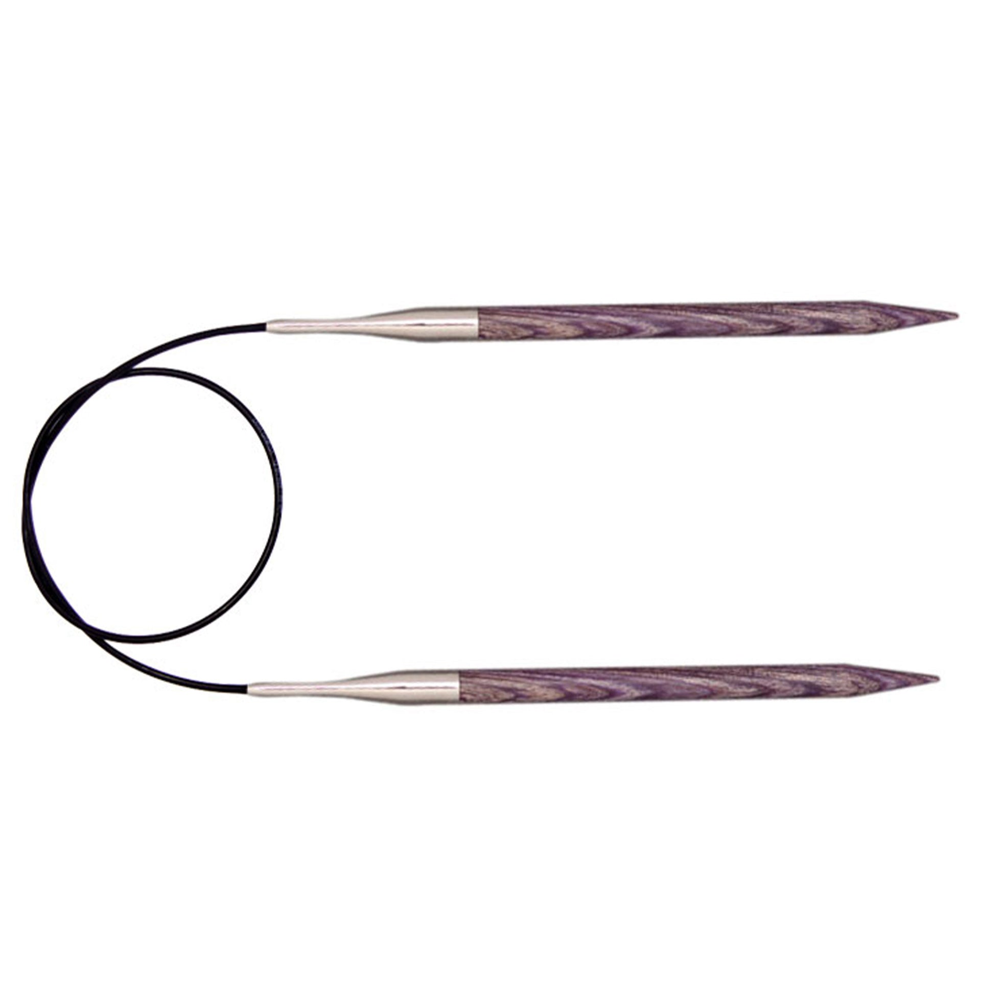KnitPro Dreamz Fixed Circular Needles - US 10.5 - 47" Purple Passion - Zoom Image
