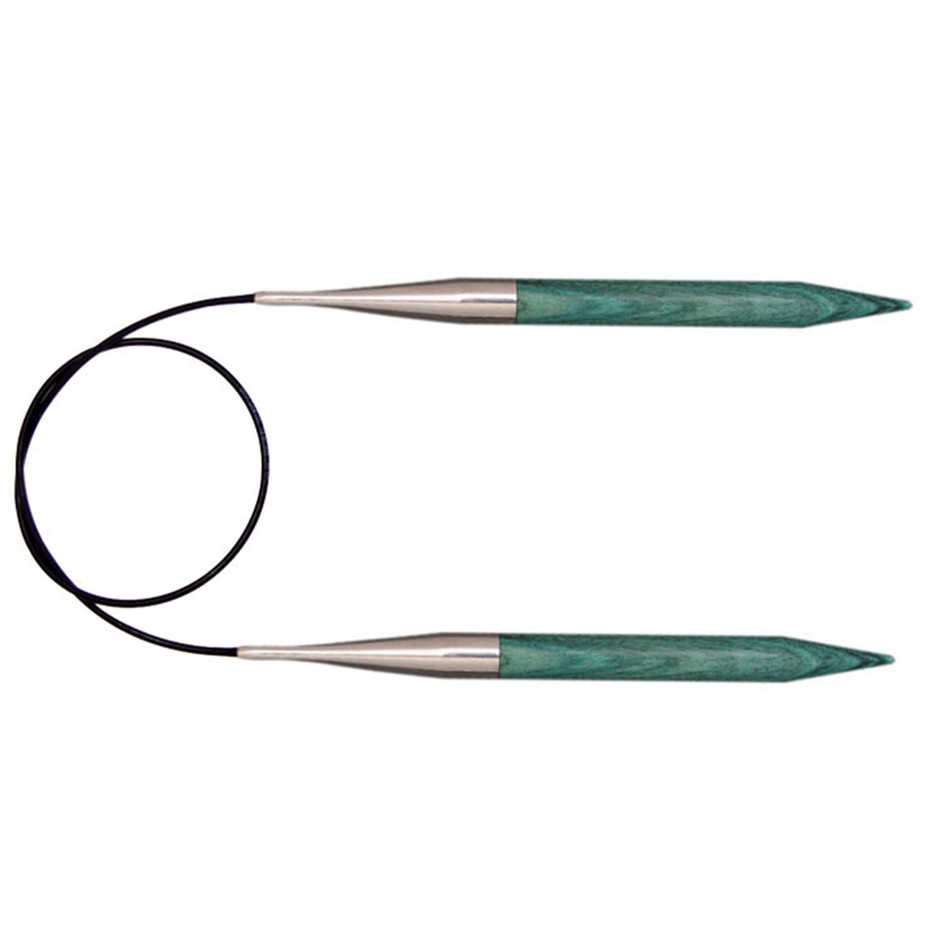KnitPro Dreamz Fixed Circular Needles - US 15 - 47" Aquamarine - Zoom Image
