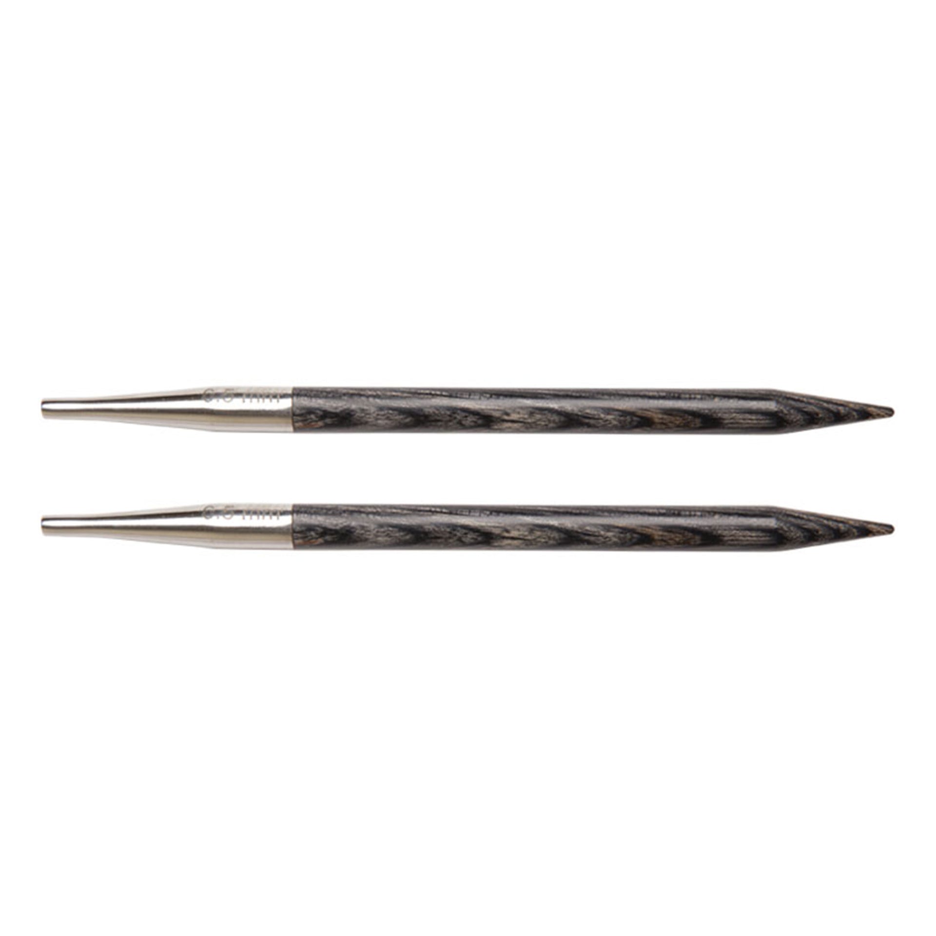 KnitPro Dreamz Interchangeable Needle Tips - US 7 (4.5mm) Grey Onyx - Zoom Image
