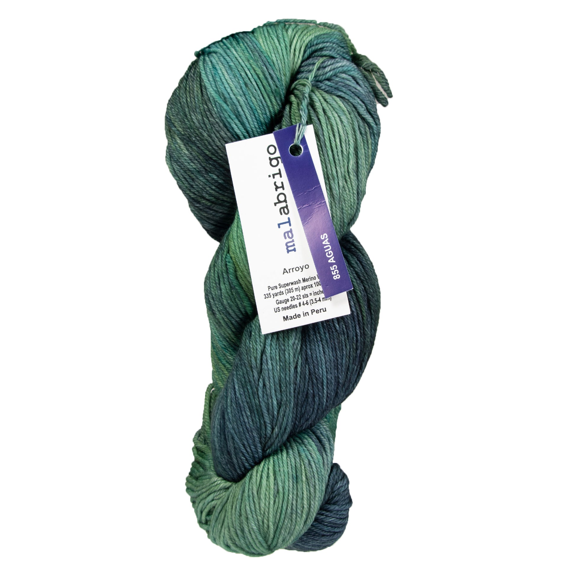 Malabrigo Arroyo Yarn - 855 Aguas - Zoom Image
